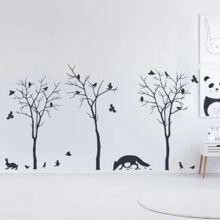 Nálepka na divú prírodu vinyl 340x193