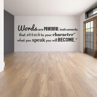 Nálepka na vinylovú stenu Inšpiratívne 460x142