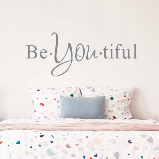 Beyoutiful 380x116 Vinyl Wall Sticker