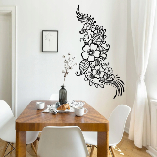 Vinylová nálepka Wall Henna Tattoo 144x280
