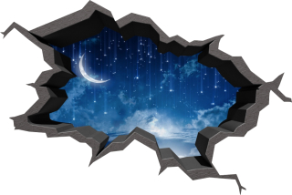 Stropné nálepky alebo 3D Wall Sky Sky 100x70 cm