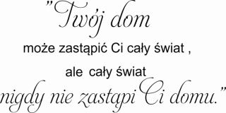 Nálepky na nálepky na stenu nápis váš domov môže