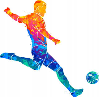 Nálepky na stenu pre deti detí futbal