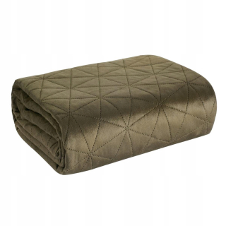 Prikrývka na posteľ - Eurofirany Polichester 170 x 210 cm odtiene zelenej