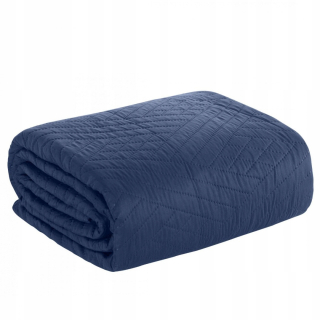 Prikrývka na posteľ - Pluga Design 91 Polyester 220 x 200 cm odtiene modrej