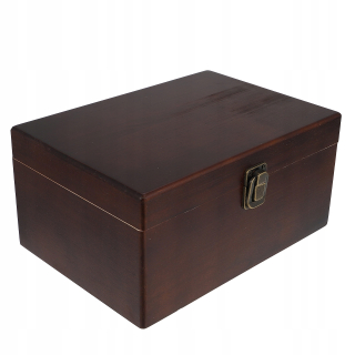 Drevená retro box skladovacia skrinka na stolovú škatuľu j