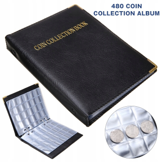Nový príchod OINS Collection Book of Coins Me odznaky