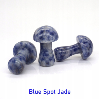 Blue Jade v štýle 10 ks. Mini huby figuríny