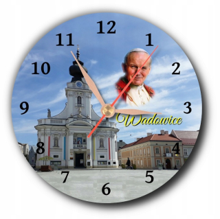 Hodiny - Modrý hodiny Pope John Paul II Wadowice