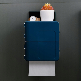 Držiak na toaletný papier - Blue Double -Lyer vreckovka vreckovky
