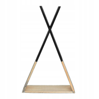 Nordický drevený trojuholník na stenu steny zavesenia na zavesenie