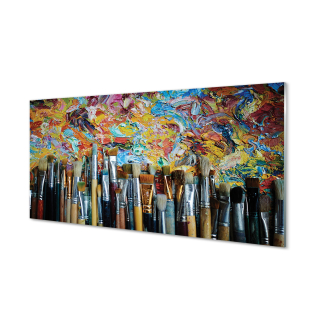 Moderný grafický obrázok kefy na plexisklu 120x60