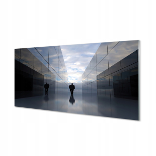 Moderná grafika z plexiskla zrkadla obloha 120x60 cm