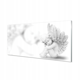 Moderná grafika z plexiskla spiaceho anjela 140x70 cm