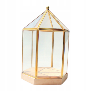 Lampáš, svietník - Moderná sklenená víla Skylight na stole