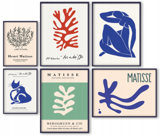 Moderné plagáty + Matisse Rámy Abstrakcia Kot