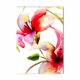 Moderné akrylové fotoagácie Lily Flowers 70x100