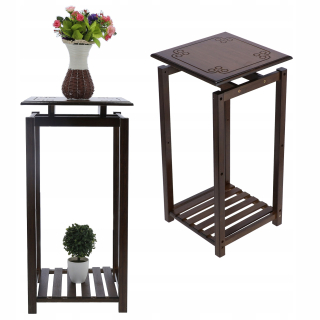 Stojan na kvety - Moderný drevený kvetinový záhon 65cm