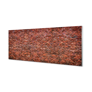 Moderný obraz dekor s tehlovou stenou vintage 125x50