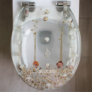 WC doska - Nové 47*38 cm vysoké pokrývky kozmetických živicí