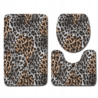 Kúpelňová predložka - Č. 15 3 PC. Kúpeľňa kúpeľne a 3D Mata Bud B