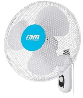 Bytový ventilátor - Nástenný ventilátor RAM biely