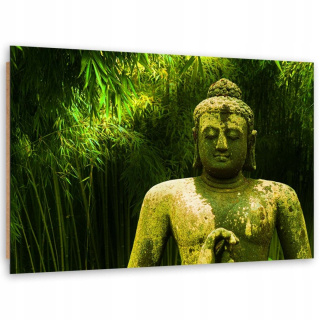 Obrázok panela Deco, Buddha medzi bambusom - 100x70