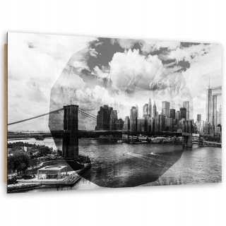 Obrázok panela Deco, Bridge v New Yorku - 100x70