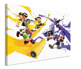 Splatoon 2 Paint Battle Image na plátne 80x60 cm