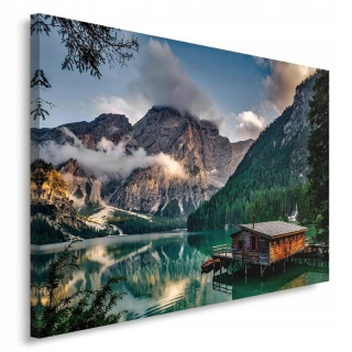 Obrázok na plátne - plátno, dom na vode 120x80