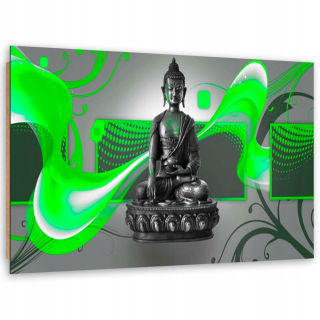 Obrázok na plátne - plátno, Abstrakcia Buddha postava