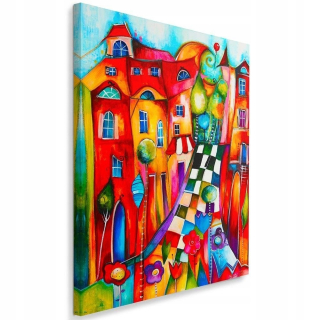 Farebné obrazové mesto 80x120