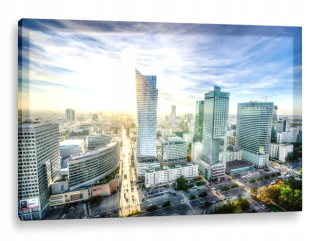 LED maľba 100x70 - podsvietenie - Varšava