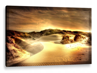 Obrázok LED 120x80 Canvas LED žiarovka - púšť