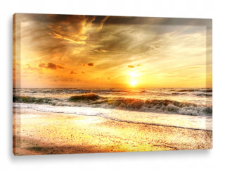 Obrázok LED 120x80 Canvas Lamp - západ slnka