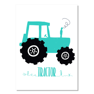 Obrázok na plátne pre chlapec Tractor 60x80