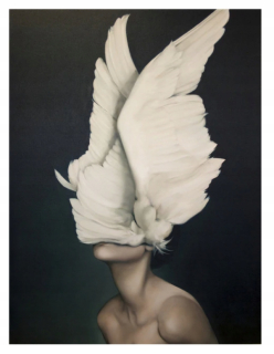 Obrázok na plátne Žena Bird Veľkosť 60x80 cm