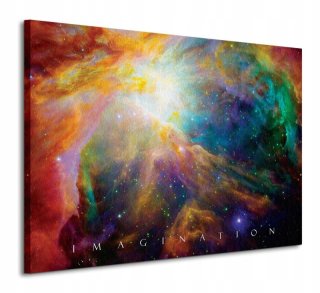 Predstavivosť, Cosmos - maľovanie na plátne 90x120 cm