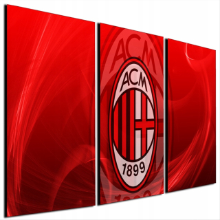 Obrázok pre stenu Triptych AC Milan Juventus 100x210