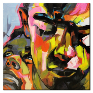Rám na plátno Abstrakcie oleja 120x120