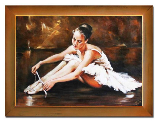 Oil Image Balerina Canvas Copy 63x84
