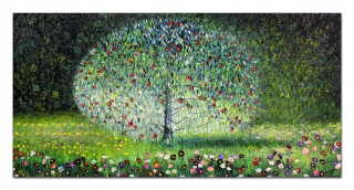 Ručne maľovaná olejomaľba G.Klimt Kópia 70x140