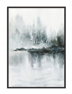 Art plagátu plagátu v rámci 73 x 53 cm