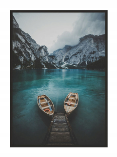 Krajina plagátu plagátu v ráme 53 x 73 cm