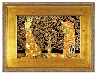 Obrázok ručne maľovaný strom života Klimt 92x122