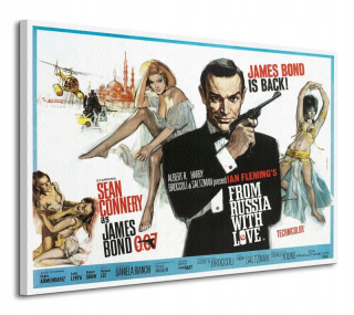 James Bond pozdravy z Ruska Obrázok 120x85 cm