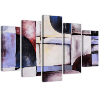Canvas Canvas Painting Five -Čas 200x100 cm