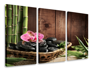 Obrázok Triptych Spa Stones Triptyka 120x80