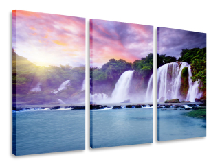Obrázok vodopád Triptyka Triptych 120x80