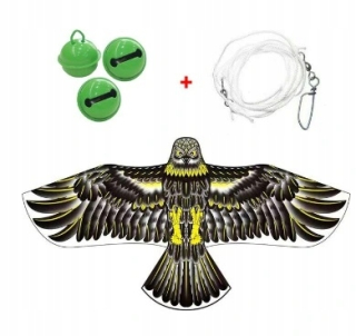 Flying Repeller Jastrząb vták veľký 120 čierny